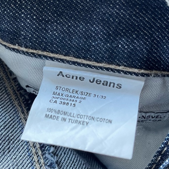 ACNE JEANS // Storlek straight leg jeans - Picture 3 of 3